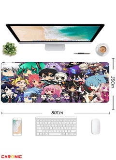 CARONIC Large Gaming Mouse Pad with Superior Micro Weave Cloth Extended Desk Mousepad with Stitched Edges Non-Slip Base Water Resist Keyboard Pad For Gamer And Office Home YGO 104  - Image 3