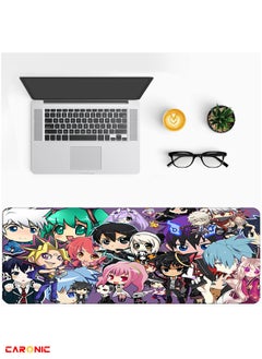 CARONIC Large Gaming Mouse Pad with Superior Micro Weave Cloth Extended Desk Mousepad with Stitched Edges Non-Slip Base Water Resist Keyboard Pad For Gamer And Office Home YGO 104  - Image 4