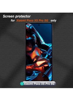 Generic Privacy Screen Protector for Xiaomi Poco X5 Pro, Privacy Tempered Glass, Privacy Screen Film Case Friendly 9H Hardness Anti-scratch Anti-spy Tempered Glass Film for Xiaomi Poco X5 Pro  - Image 2