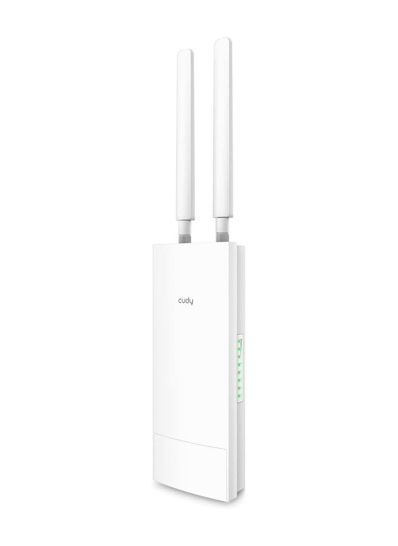 cudy Cudy Unlocked Outdoor 4G LTE Cat 4 Route Modem, WiFi AC1200, IP65, Detachable Antennas, Passive PoE Adapter, Pole or Wall Mount, VPN, LT500-Outdoor  - Image 1
