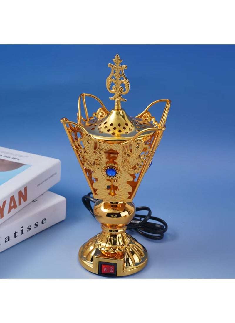 Arabest An Electric Metal Incense Burner Infused with Arabic Charm, Perfect for Home Use, Festivals, and Weddings  - Image 3