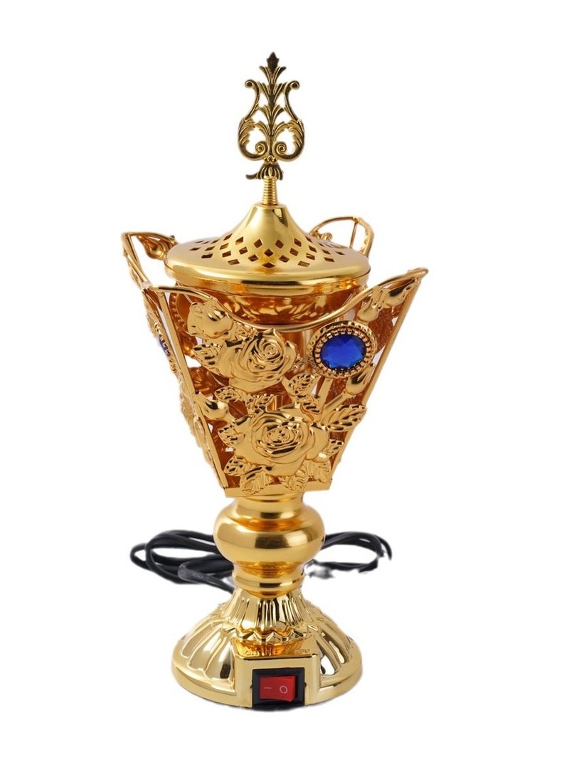 Arabest An Electric Metal Incense Burner Infused with Arabic Charm, Perfect for Home Use, Festivals, and Weddings  - Image 5