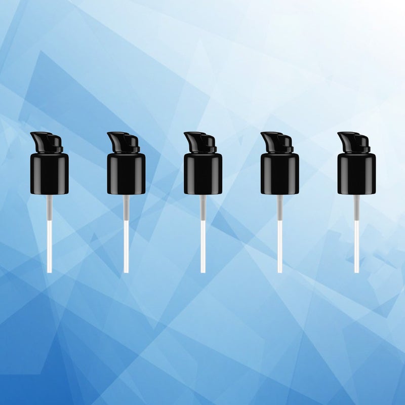 10 Pcs Lotion Pump Moisturizing Cream Pump Emulsion Replacement Press Pumps Bottle Caps Black (20 /45mm) - Image 2