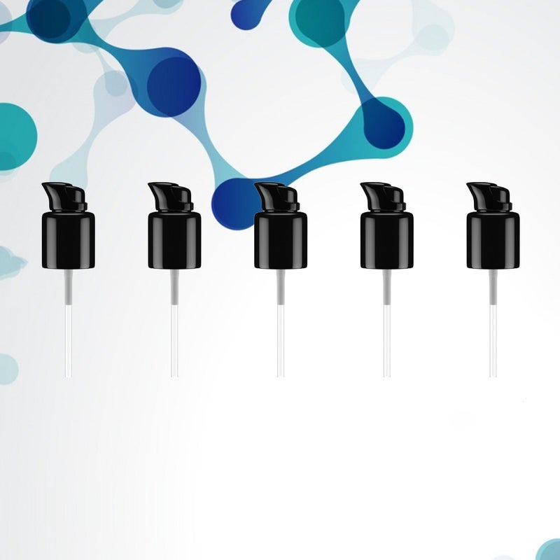10 Pcs Lotion Pump Moisturizing Cream Pump Emulsion Replacement Press Pumps Bottle Caps Black (20 /45mm) - Image 4