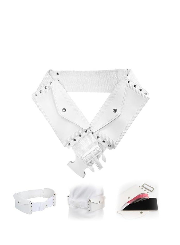 ULHYC Unisex White Waist Bag: Ideal for Umrah and Hajj Pilgrimages  - Image 1