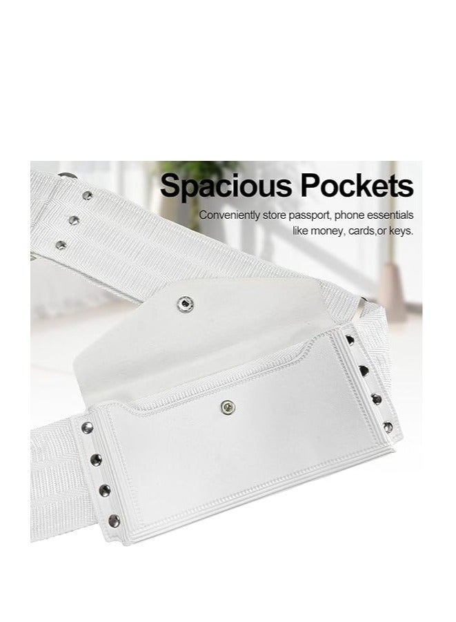ULHYC Unisex White Waist Bag: Ideal for Umrah and Hajj Pilgrimages  - Image 5