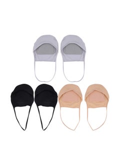 3 Pair Hidden High Heel Socks Breathable Shallow Mouth Socks