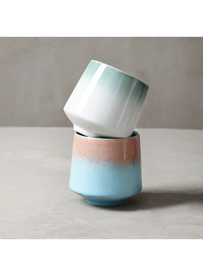 Espresso Cups Coffee Cups Mugs Handmade 4 pcs Tea Cups 220ml With Multicolour Gift Box Cups for Turkish Tea Cappuccino Latte - Image 3