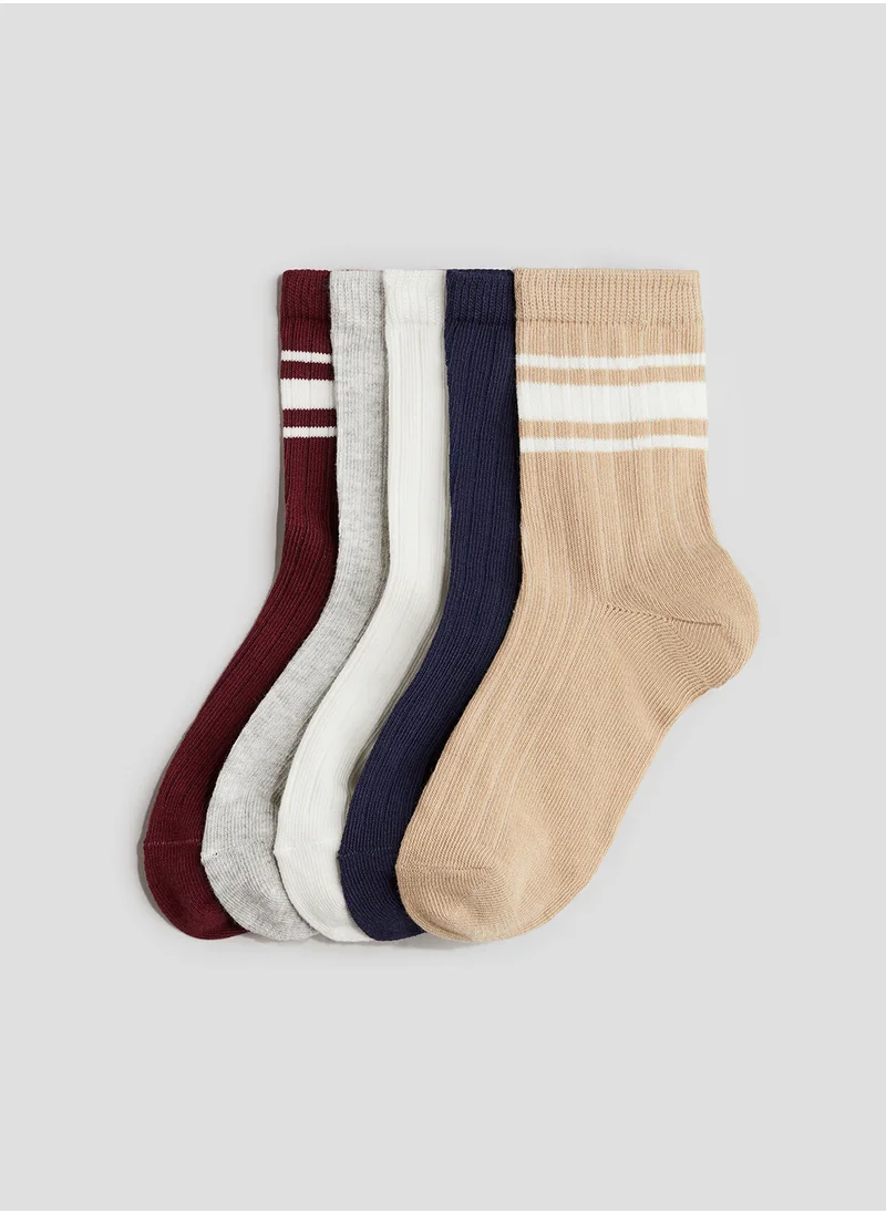 اتش اند ام 5-Pack Ribbed Socks