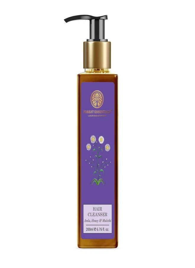 Forest Essentials Forest Essentials Hair Cleanser Amla, Honey & Mulethi 200ml (Shampoo)  - Image 2