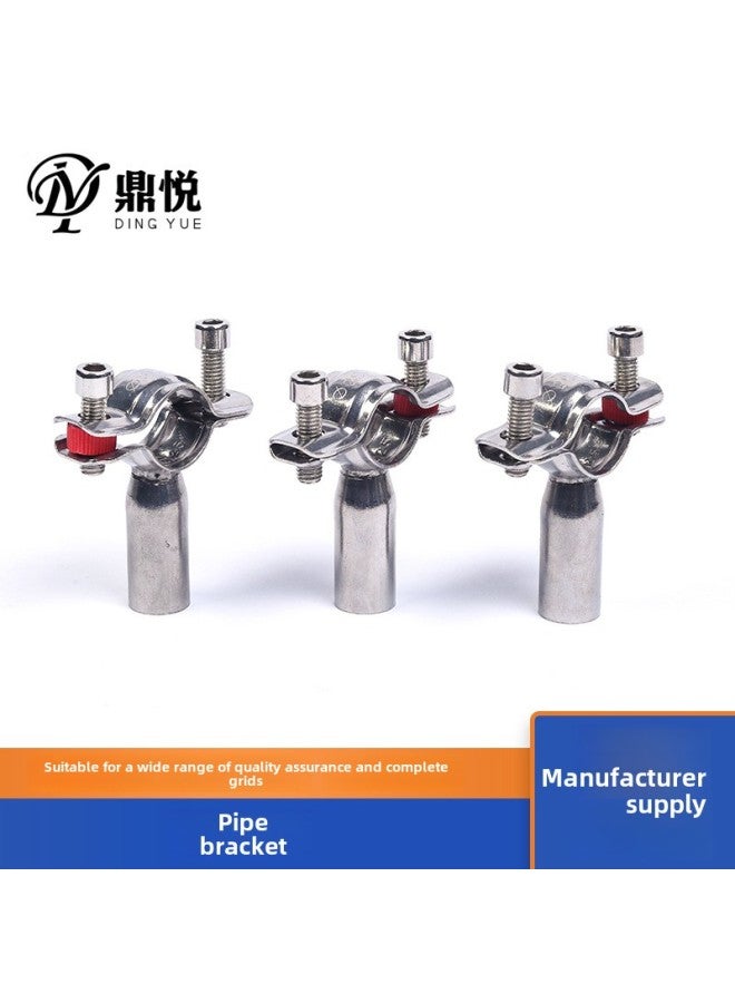 304 Stainless Steel Pipe Bracket Fixed Telescopic Quick Installation Support Frame Clamp Pipe Connection Welded Pipe Clamp-Specifications And Models:304Φ114  - Image 1