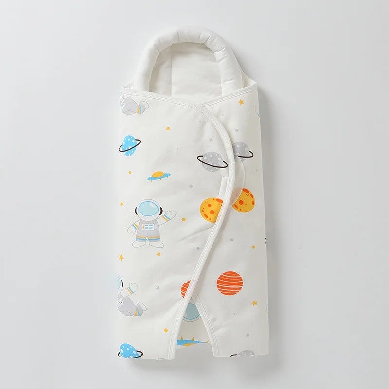 Y&D Newborn Swaddle Blanket Sleeping Bag - Soft Warm Winter Pure Cotton Swaddlers for Infants & Babies - Image 1