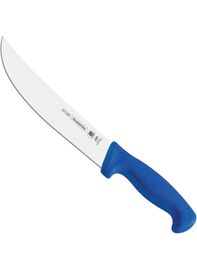 TRAMONTINA Professional Skinning Knife – 8-Inch Stainless Steel Blade with Blue Textured Polypropylene Handle – Ideal for Butchering - Image 2