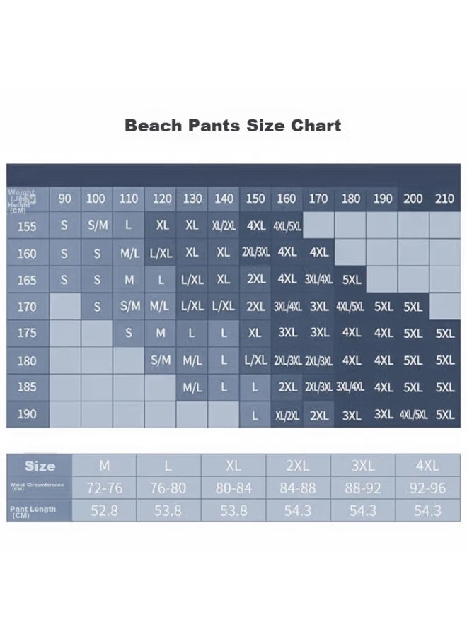 F.dyraa Men's Quick-dry Beach Shorts, Loose-fitting For Water Activities, Two-piece Set, 84006 Gray-black, Lion Dance Style, Size L - Image 5
