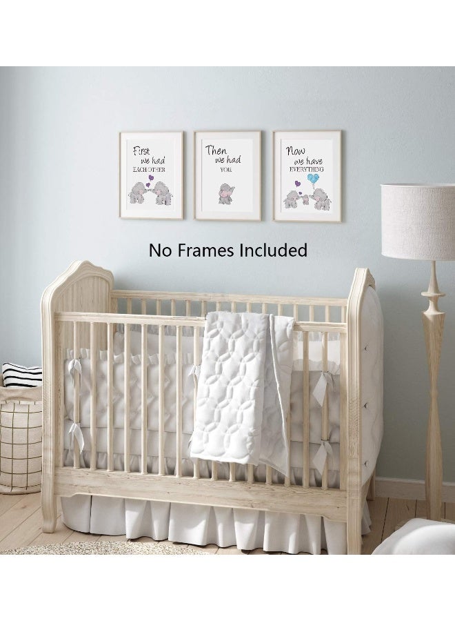 KAIRNE Set of 3 Canvas Pictures For Children's Baby Room Decoration - Image 4