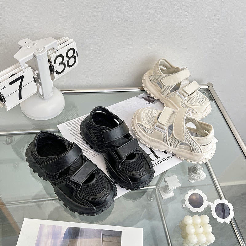 Boys Sandals 2024 Style Baotou Girls Beach Shoes Soft Sole Baby Sports Shoes Trendy Brand Children'S Shoes - Image 2