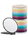 Getinbulk Compact Mirror Bulk, Round Makeup Mirror for Purse, Set of 24 (12-Color) - Image 2