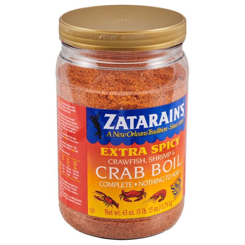Zatarain's Extra Spicy Crawfish, Shrimp & Crab Boil, 63 oz - Image 1