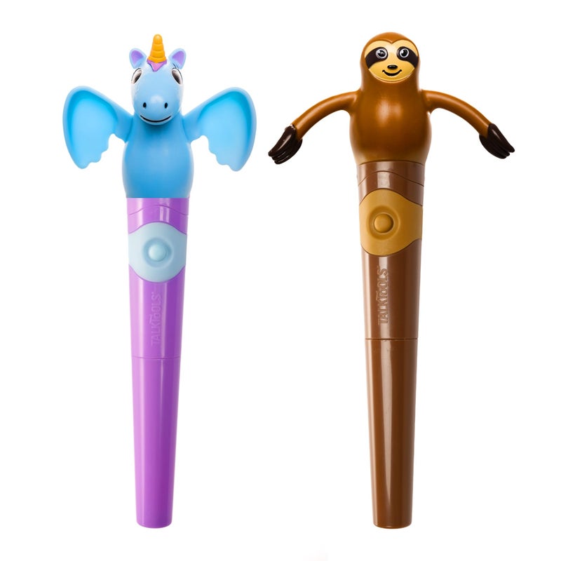 TalkTools Jiggler Chewable Oral Facial Massager Oral Sensory Massager Calming Motor Therapy for Kids UnicornSloth Set of 2 - Image 3