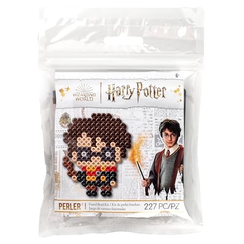 Perler 80-53517 The Wizarding World Chibi-Style Harry Potter Fused Bead Activity Kit, Multicolor, 227 Pieces - Image 1