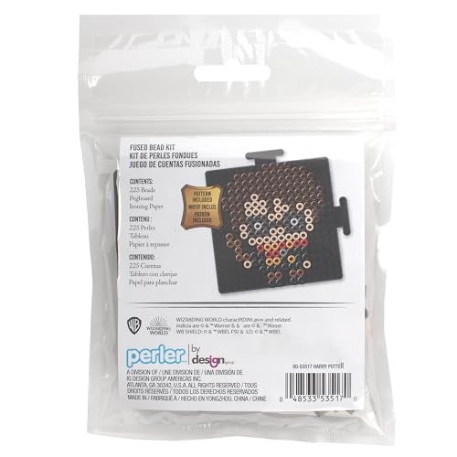 Perler 80-53517 The Wizarding World Chibi-Style Harry Potter Fused Bead Activity Kit, Multicolor, 227 Pieces - Image 2