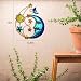 Meduofon Metal Sun Outdoor Wall Art Decor Large Size 17 Sun Face Metal Wall Sculpture with Moon Stars for Home Wall Decoration Living Room Bedroom Outside Decor for Yard Patio Garden Fence Deck Pool - Image 2