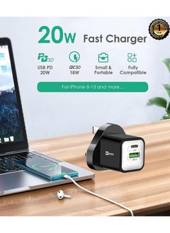 Mi techo Mi Techo Fast Charge Power Port II 2-Port 20W Fast and Safe Charging Compatible with Android and iOS and Tablets, Earbuds, Portable speaker, Tablets, Power Banks, and all USB Charging Devices  - Image 3