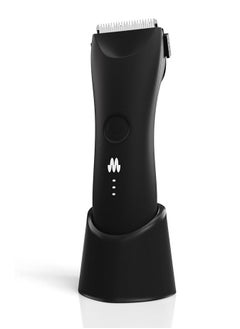 Meridian The Trimmer Plus - Body Hair Manscaping Trimmer, Adjustable Guard, USB C Charging, Flash Light, Travel Lock, Charging Dock, Bikini Trimmer, Mens Body Hair Trimmer Onyx  - Image 1