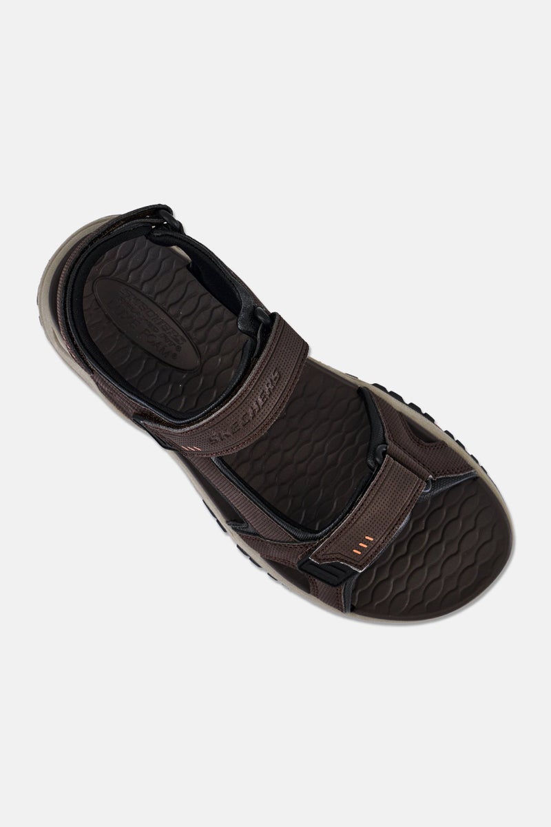 SKECHERS رجال بريويت سيبك فيلكرو كلوزشر صندل، بني داكن - Image 4