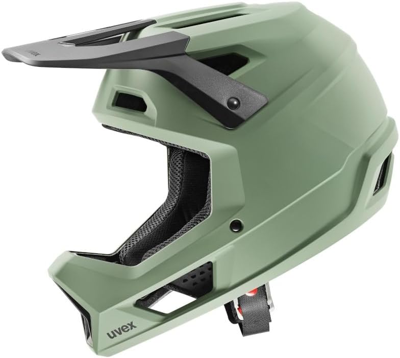 UVEX خوذة Uvex Ravage – أخضر موس/أسود مطفي – خوذة حماية للدراجات الجبلية لراكبي الدراجات – مقاس 60–63 سم - Image 1