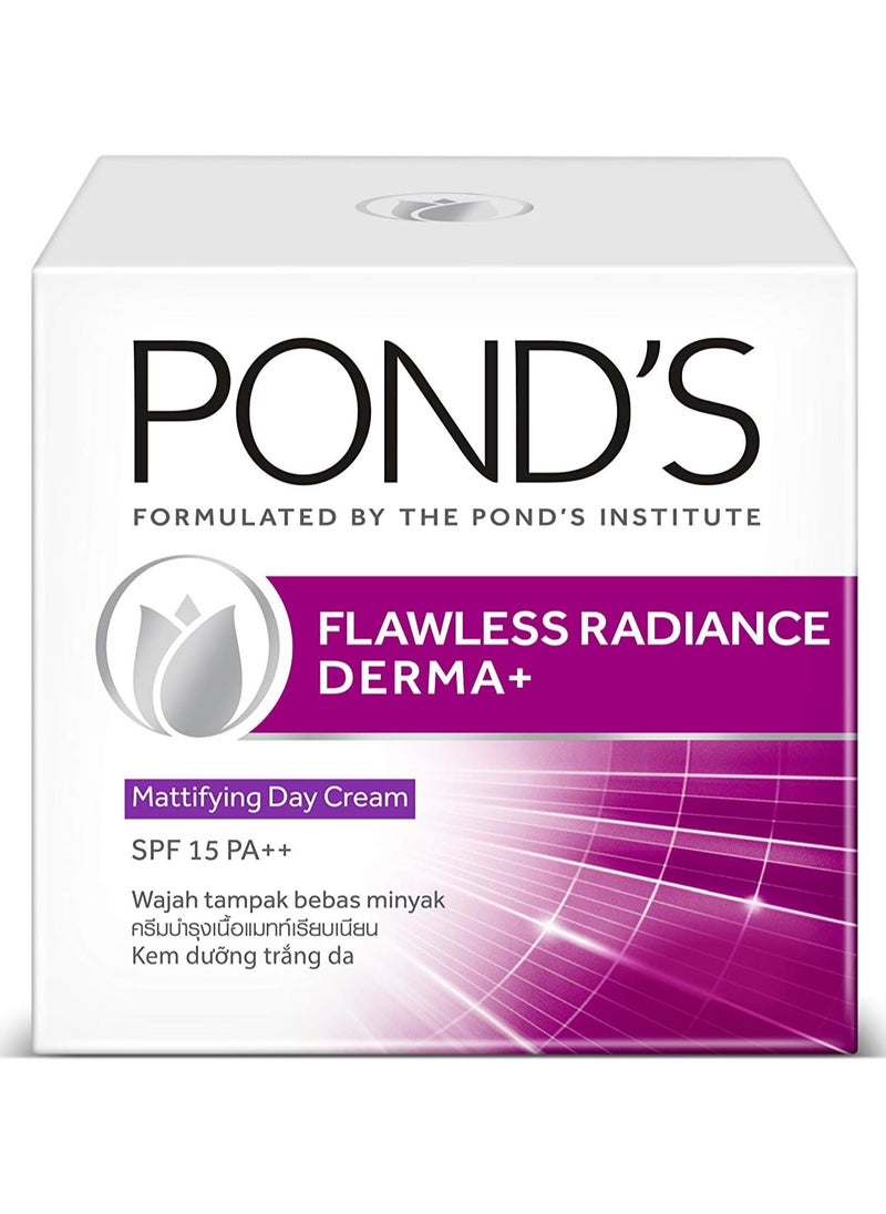 Pond's Pond's Flawless Radiance Derma+ SPF15 Mattifying Day Cream (50gm)  - Image 1