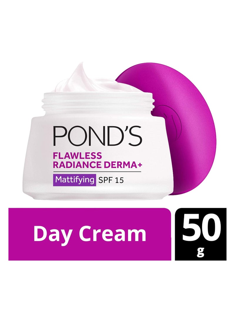 Pond's Pond's Flawless Radiance Derma+ SPF15 Mattifying Day Cream (50gm)  - Image 4