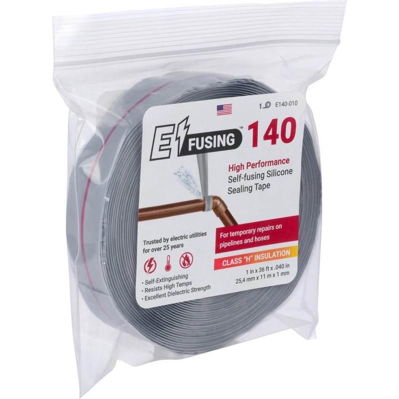 E/FUSING 140 - High Performance Self-fusing Silicone Leak Sealing Tape - 40 mil Thick 1 in x 36 ft - Image 2