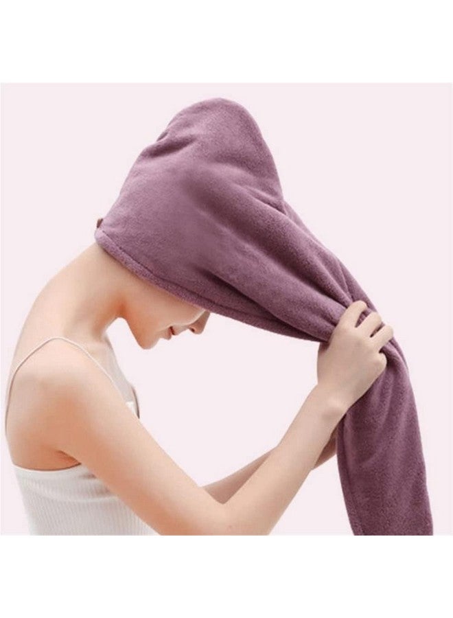 Prostuff.in® 1 Pcs Rapid Drying Hair Towel, Microfiber Quick Dry Hair Towel Wrap, Premium Soft Dry Hair Towel with Embroidery No Frizz Hair Wrap Towels for Women Wet Hair, Curly, Longer, Thicker Hair - Image 4