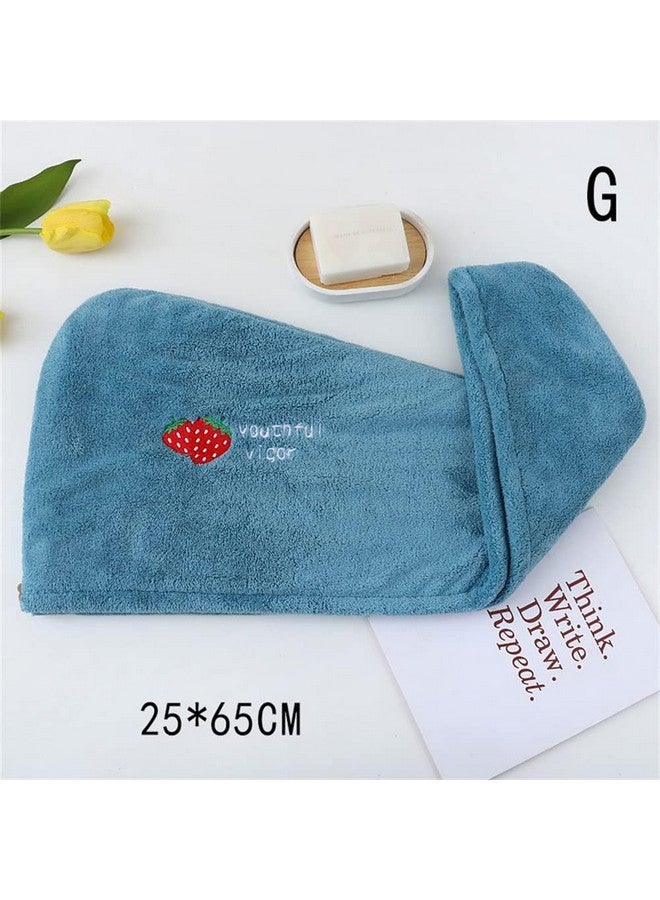 Prostuff.in® 1 Pcs Rapid Drying Hair Towel, Microfiber Quick Dry Hair Towel Wrap, Premium Soft Dry Hair Towel with Embroidery No Frizz Hair Wrap Towels for Women Wet Hair, Curly, Longer, Thicker Hair - Image 5