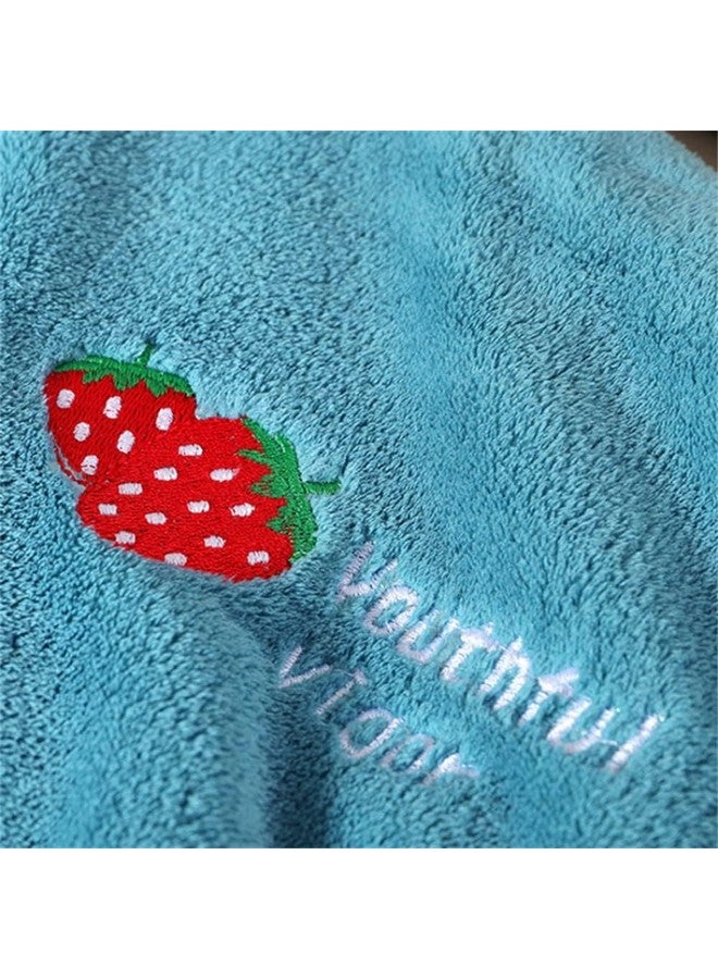 Prostuff.in® 1 Pcs Rapid Drying Hair Towel, Microfiber Quick Dry Hair Towel Wrap, Premium Soft Dry Hair Towel with Embroidery No Frizz Hair Wrap Towels for Women Wet Hair, Curly, Longer, Thicker Hair - Image 3