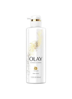 Olay Cleansing & Firming Body Wash With Vitamin B3 & Collagen 17.9 Fl Oz  - Image 1