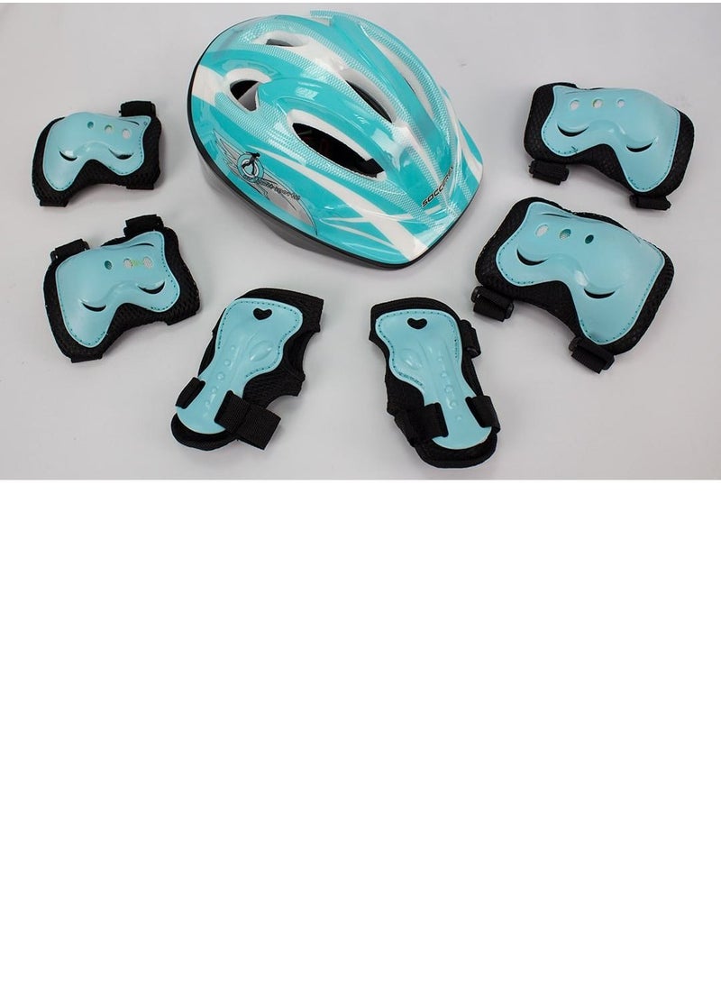 Soccerex Skates and Skateboard 7IN1  Protection Gear Set for Kids  - Image 1