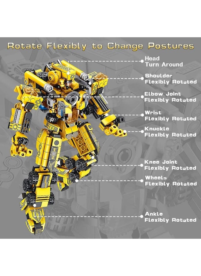 VATOS - VATOS STEM Building Toys, 573 PCS Robot STEM Toys for 6 Year Old Boys 25-in-1 Engineering Building Bricks Construction Vehicles Kit Building Blocks Best Gifts for Kids Aged 6 7 8 9 10 11 12 Yr Old - Image 1