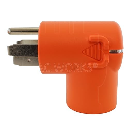 AC WORKS NEMA 14-50P 50Amp 4-Prong Range/ Generator/ EV Plug to 14-30R 4-Prong Dryer Outlet (Compact) - Image 5