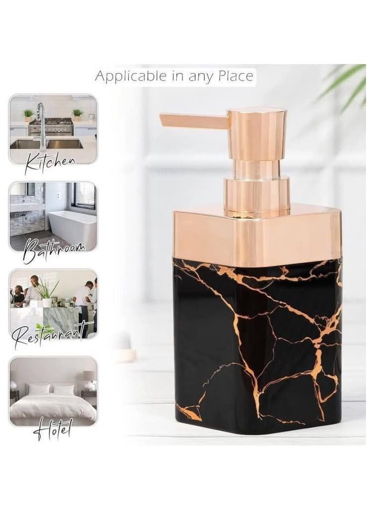 Dispenser marble acrylic soap – a modern touch to elegance in your bathroom -L - Image 2