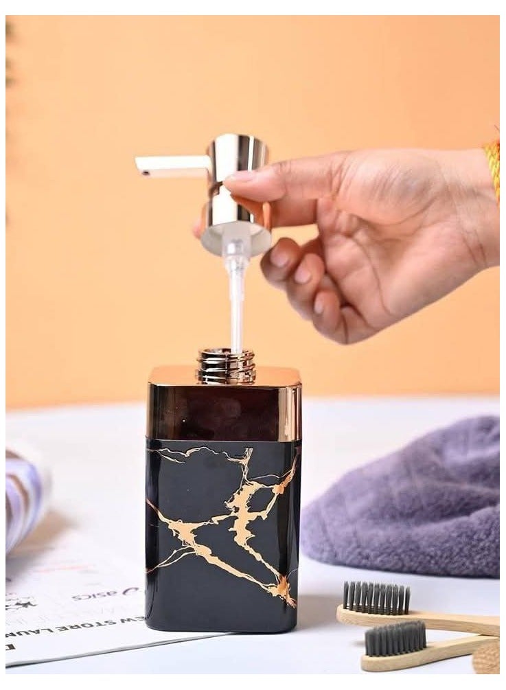 Dispenser marble acrylic soap – a modern touch to elegance in your bathroom -L - Image 4