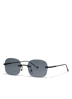 Blackout ANGELINA Women Black Sunglasses - Frame Material: Metal- Frame Color: Black-Lens Color: Gray  - Full Rim  - Image 2