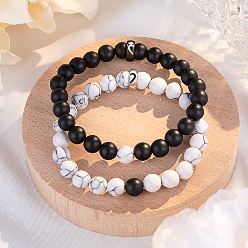 UNGENT THEM Couples Bracelets Matching Stuff Long Distance Relationship Promise His Hers Sweetest Valentines Christmas I Love You Gifts for Him Her Boyfriend Girlfriend Women Men BF - Image 5
