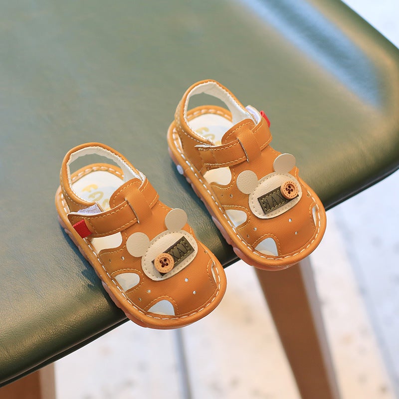 Dropshipping Baby Cartoon Sandals 2025 Girls' Shoes 0-2 Years Old Baby Girl'S Toddler Shoes - Image 1
