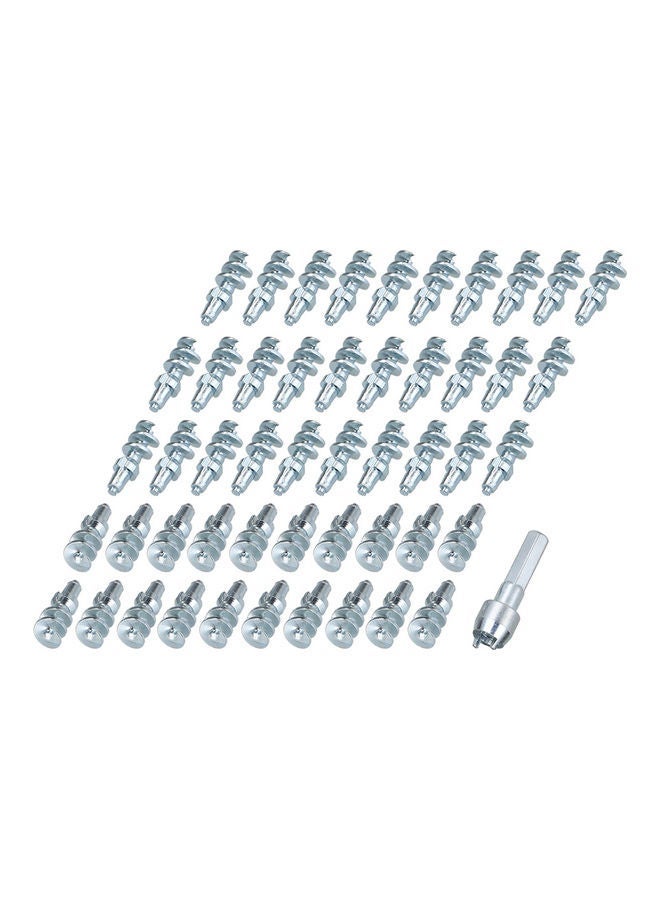NIBEMINENT Pack Of 51 Anti-Slip Tire Screw Wheel With Ice Nail Spikes - Image 1