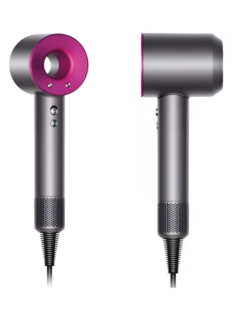 Electric Hair Dryer Leafless Supersonic Hair Dryer Personal Hair Styling Adjustable Hair Dryer Nozzles With Diffuser Set Negative Ion Tool Constant Anion Essential Care Hair Dryer - Image 1