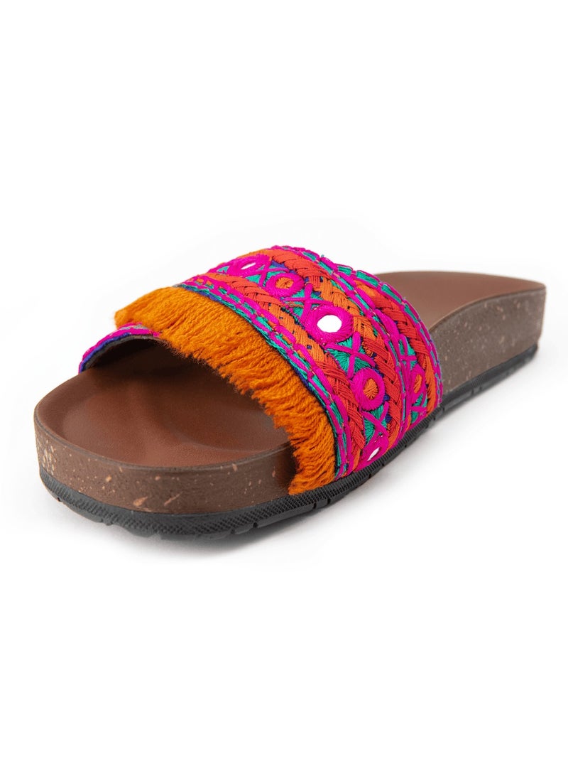 Pikkaboo Greek Fringe Handmade Soft feet Zhivago Sandals - Image 2