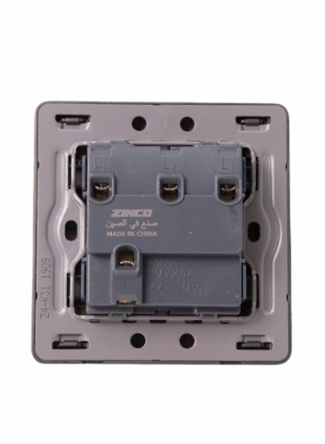زينكو مفتاح 10 أمبير ثلاثى عريض بنى زينكو - Image 2