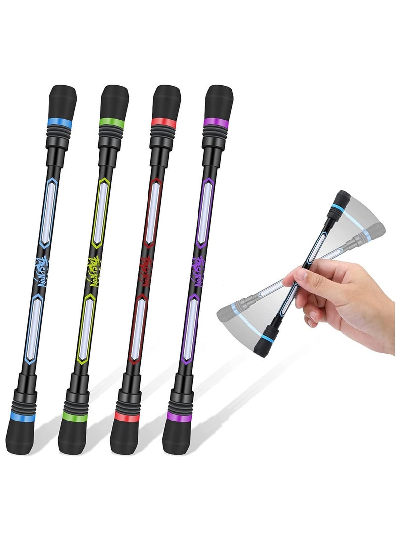 Arabest Spinning Pen, 4Pcs Spinning Rotating Pen, Rolling Finger Rotating Pen, Fidget Pens, Anti Slip Coating Spinning Rotating Pen, Decompression Gel pens, for Kids Adults  - Image 1